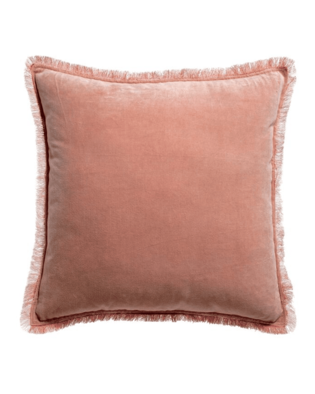 Coussin en coton rose - maison vivaraise