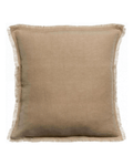 Coussin lin et coton galet - maison vivaraise