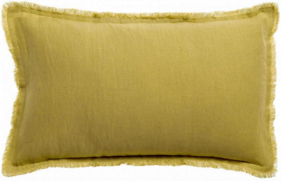 COUSSIN LIN ET COTON GOLD 30 X 50 - Maison Vivaraise - Lili Margaret