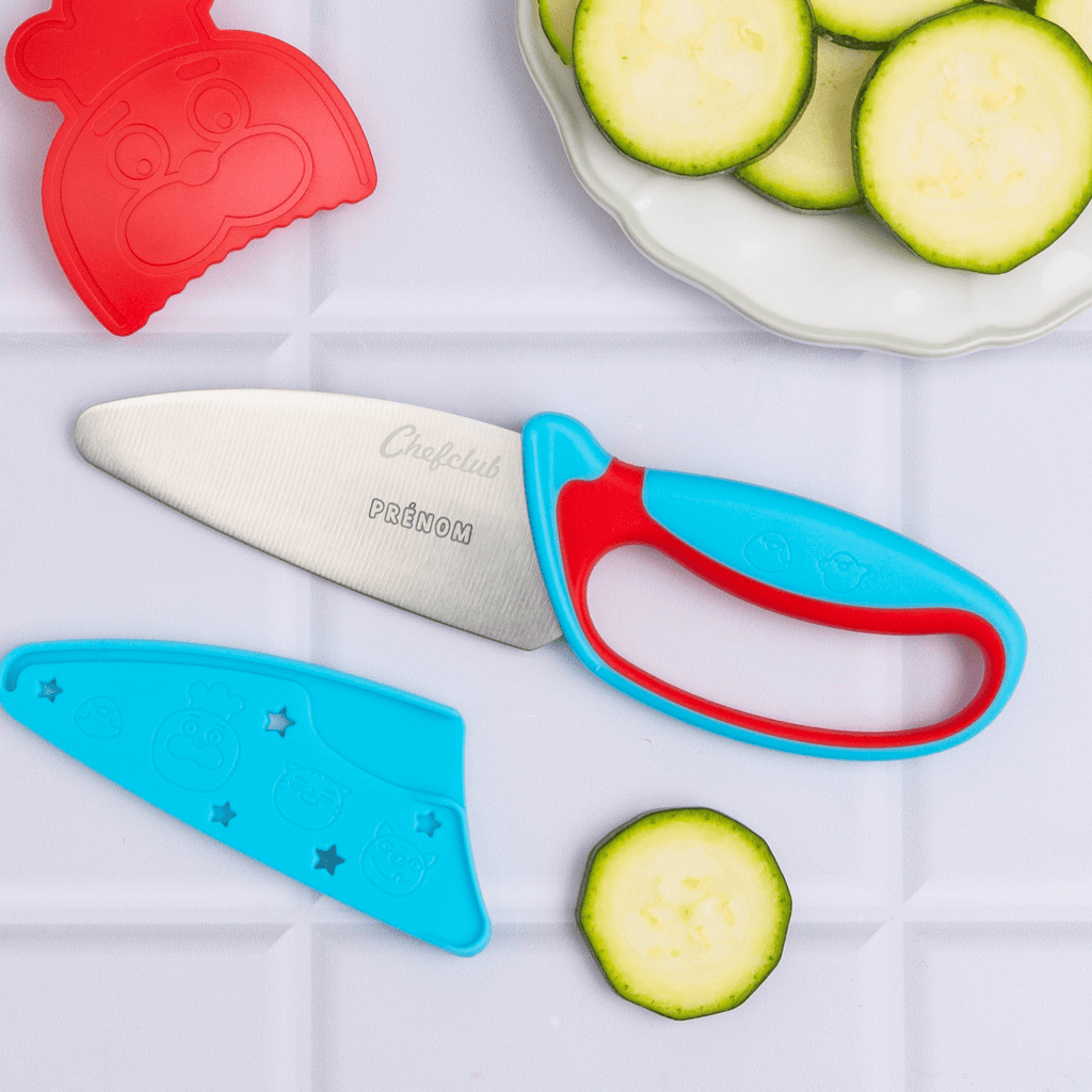Couteau de cuisine enfant - sécurisé et facile à utiliser chefclub kids