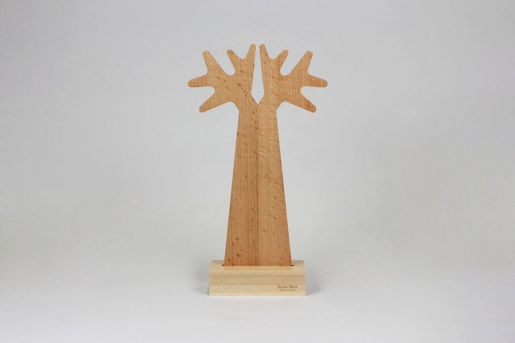 Couverts à salade en bois "branches" - reine mère