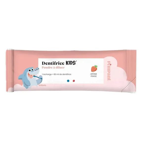 DENTIFRICE FRAISE ENFANT RECHARGE POUDRE À DILUER - Pimpant - Lili Margaret