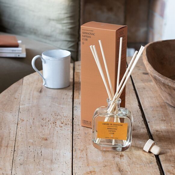 DIFFUSEUR DE PARFUM NATUREL ARMAGNAC/SAFRAN/CUIR - Cirerie de Gascogne - Lili Margaret