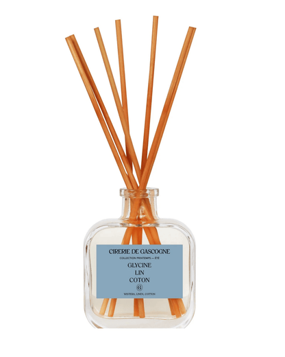 DIFFUSEUR DE PARFUM NATUREL GLYCINE/LIN/COTON - Cirerie de Gascogne - Lili Margaret