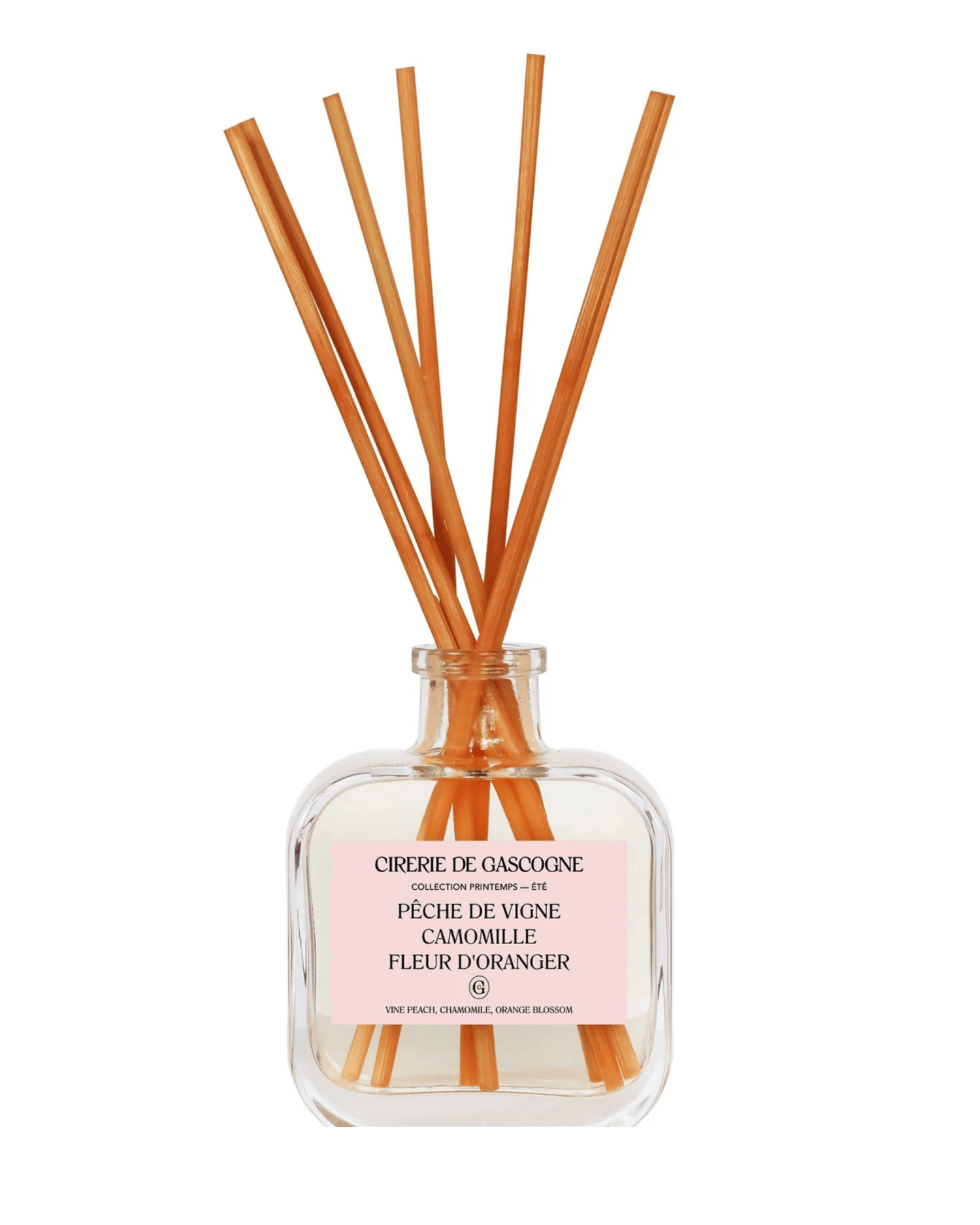 Diffuseur de parfum naturel Pêche Camomille Fleur d’Oranger - Cirererie de Gascogne - Lili Margaret