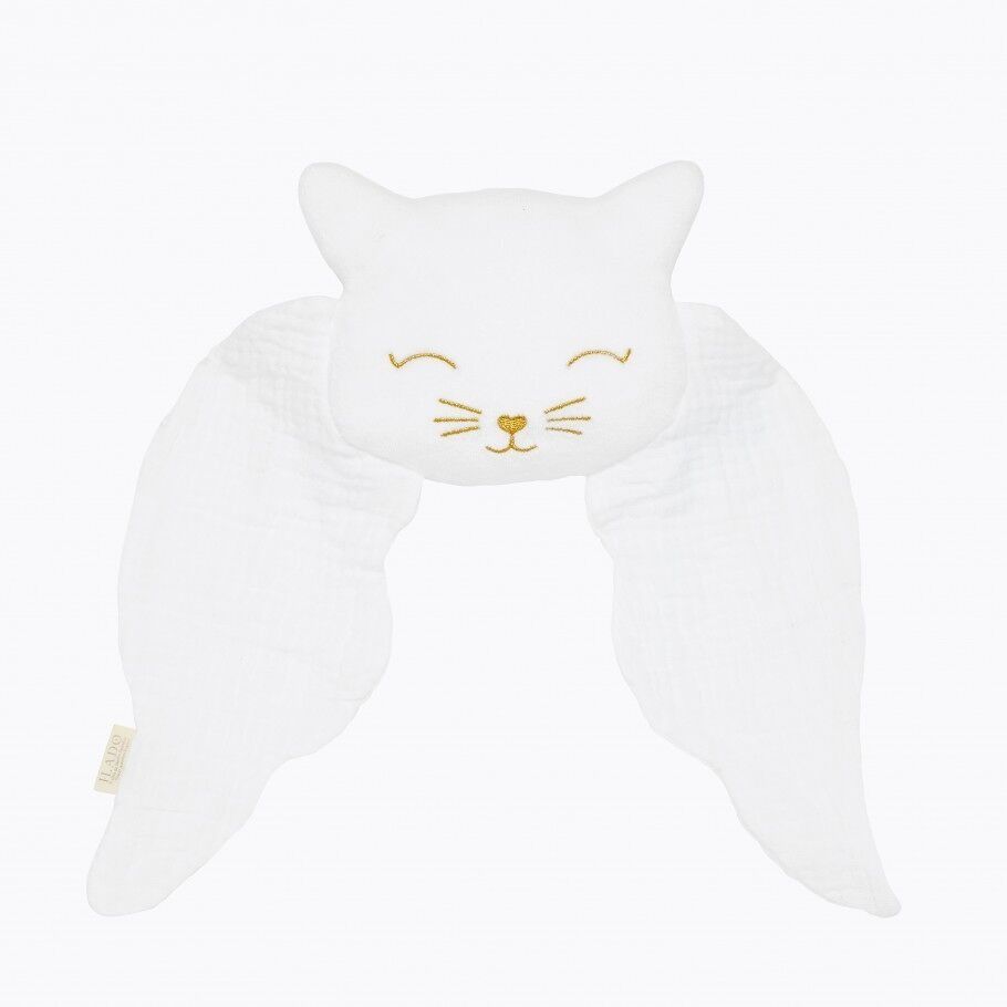 Doudou bola chat blanc - ilado