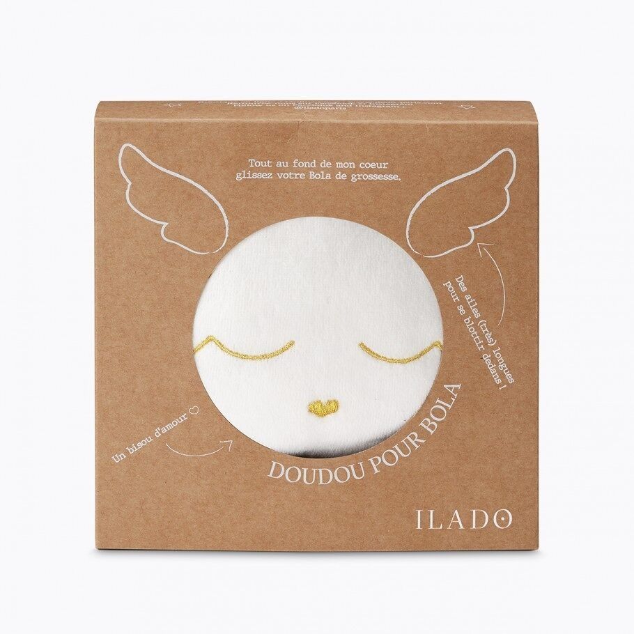 Doudou bola chat blanc - ilado