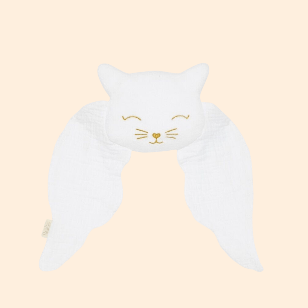 Doudou bola chat blanc - ilado