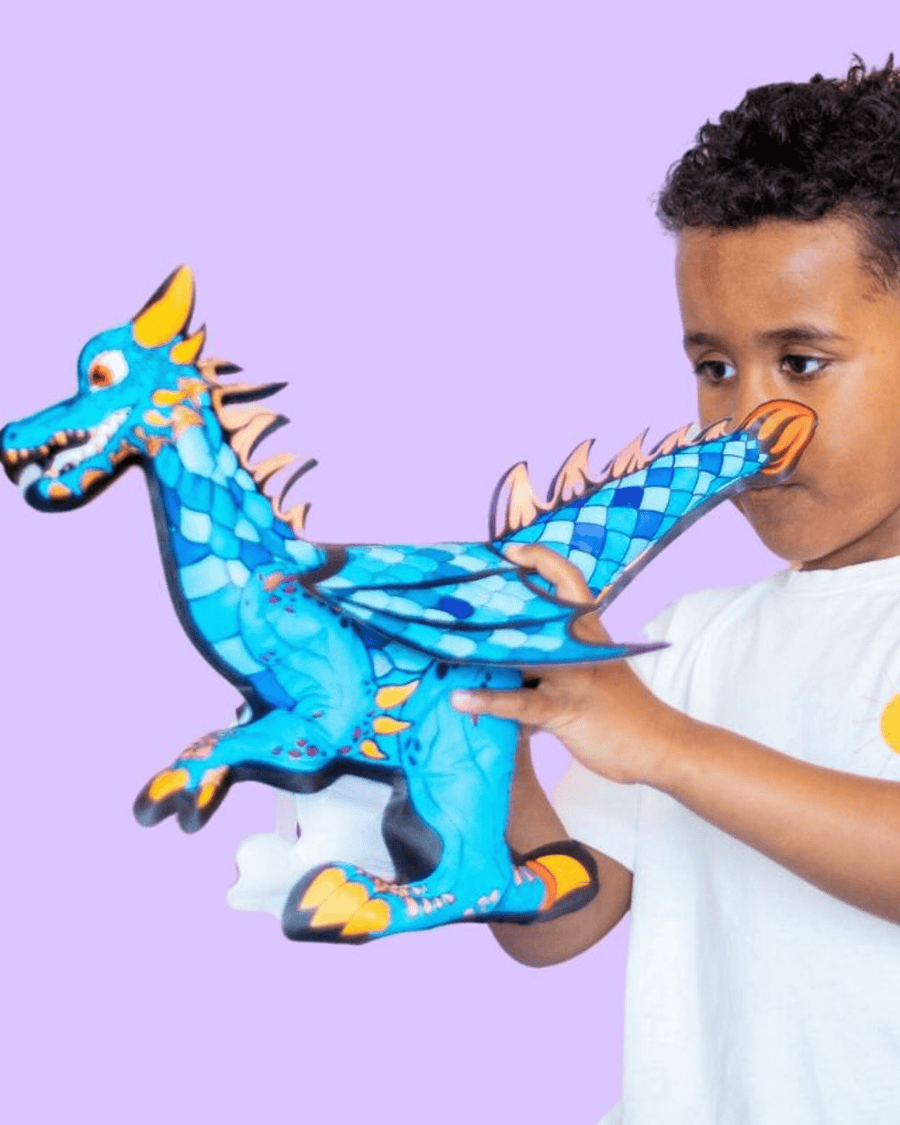 Dragon coloriage géant gonflable