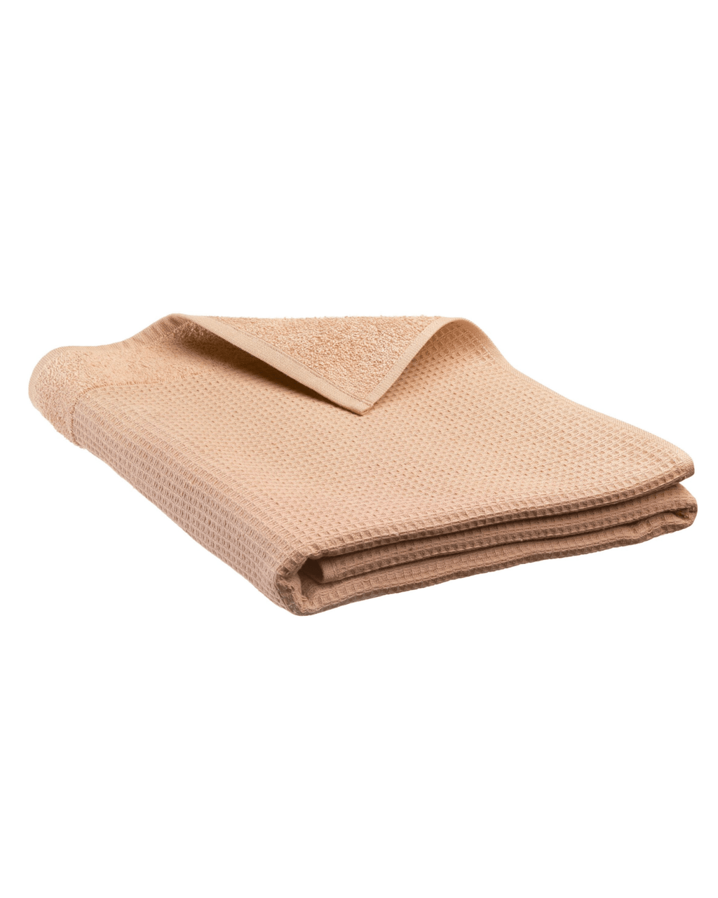 Drap de bain nid d'abeille dragée - maison vivaraise