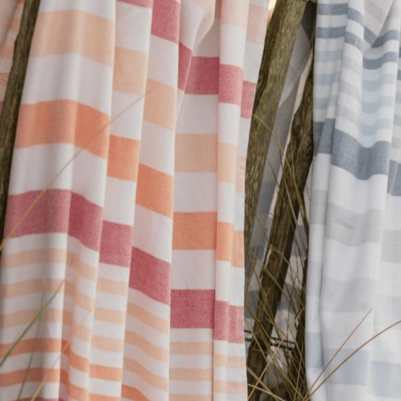 DRAP HAMMAM RECYCLÉ SAMOA BRIQUE - Maison Vivaraise - Lili Margaret