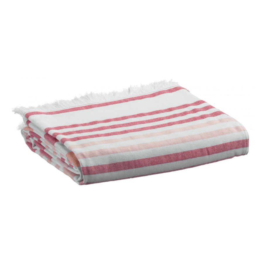 Drap hammam recyclé samoa brique - maison vivaraise