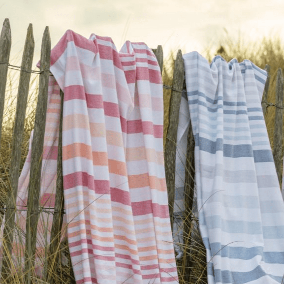 Drap hammam recyclé samoa brique - maison vivaraise