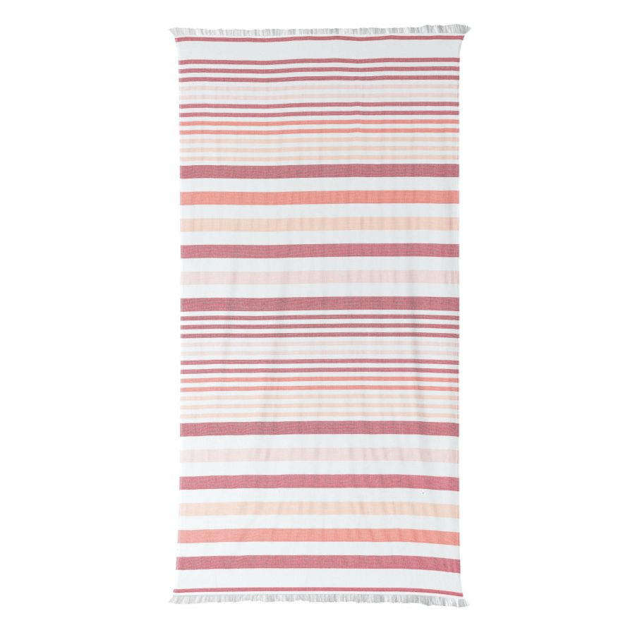 Drap hammam recyclé samoa brique - maison vivaraise