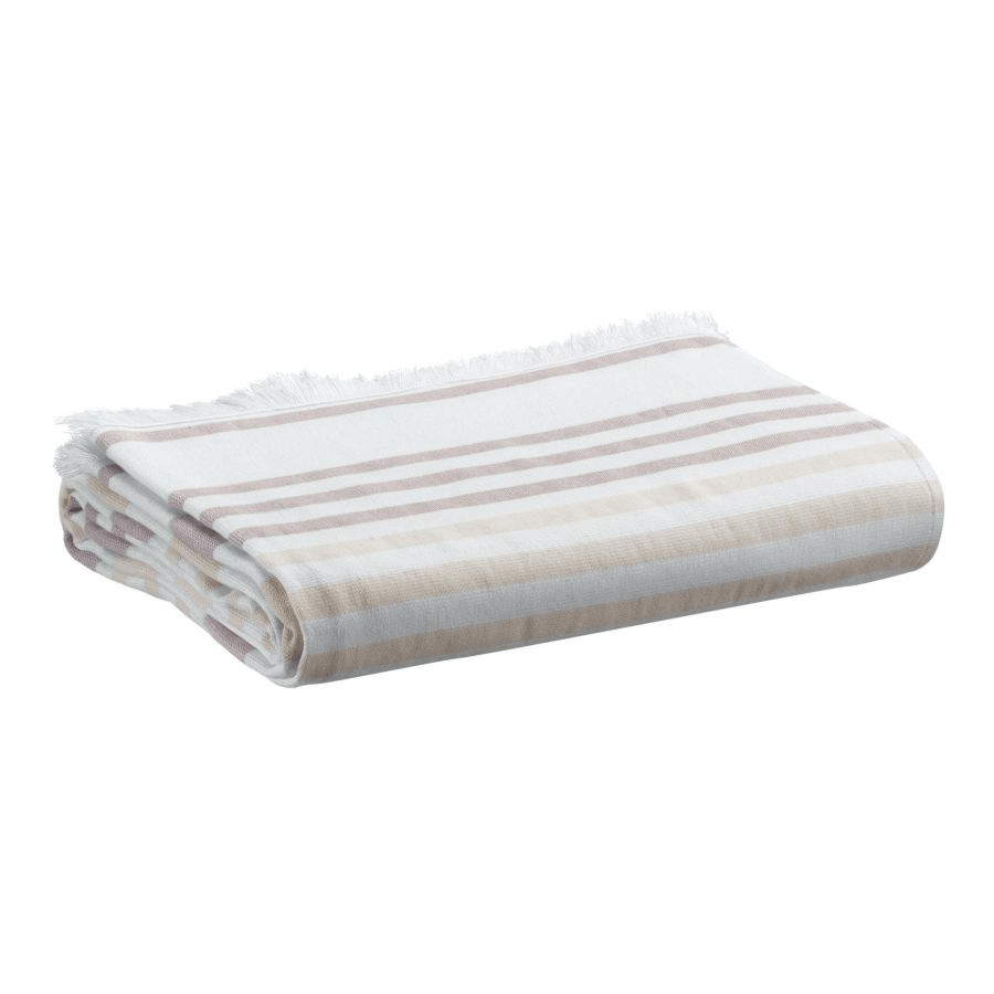 Drap hammam recyclé samoa naturel - maison vivaraise