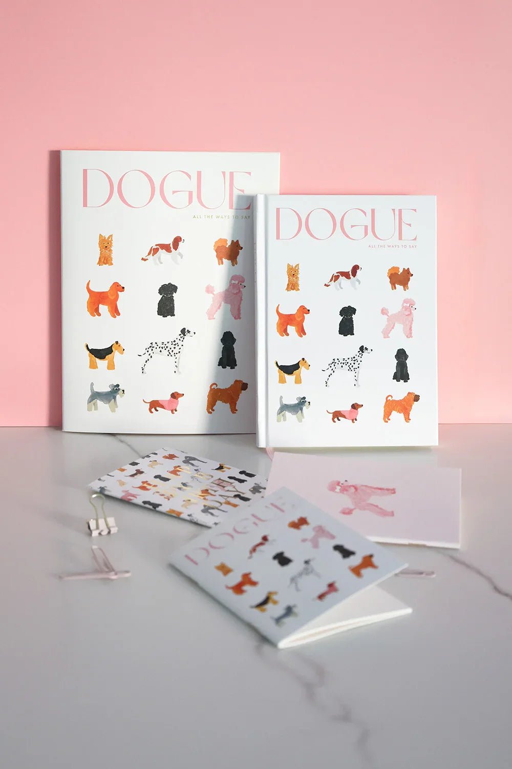 Duo de carnets de poche A6 "Dogue" - all the ways to say