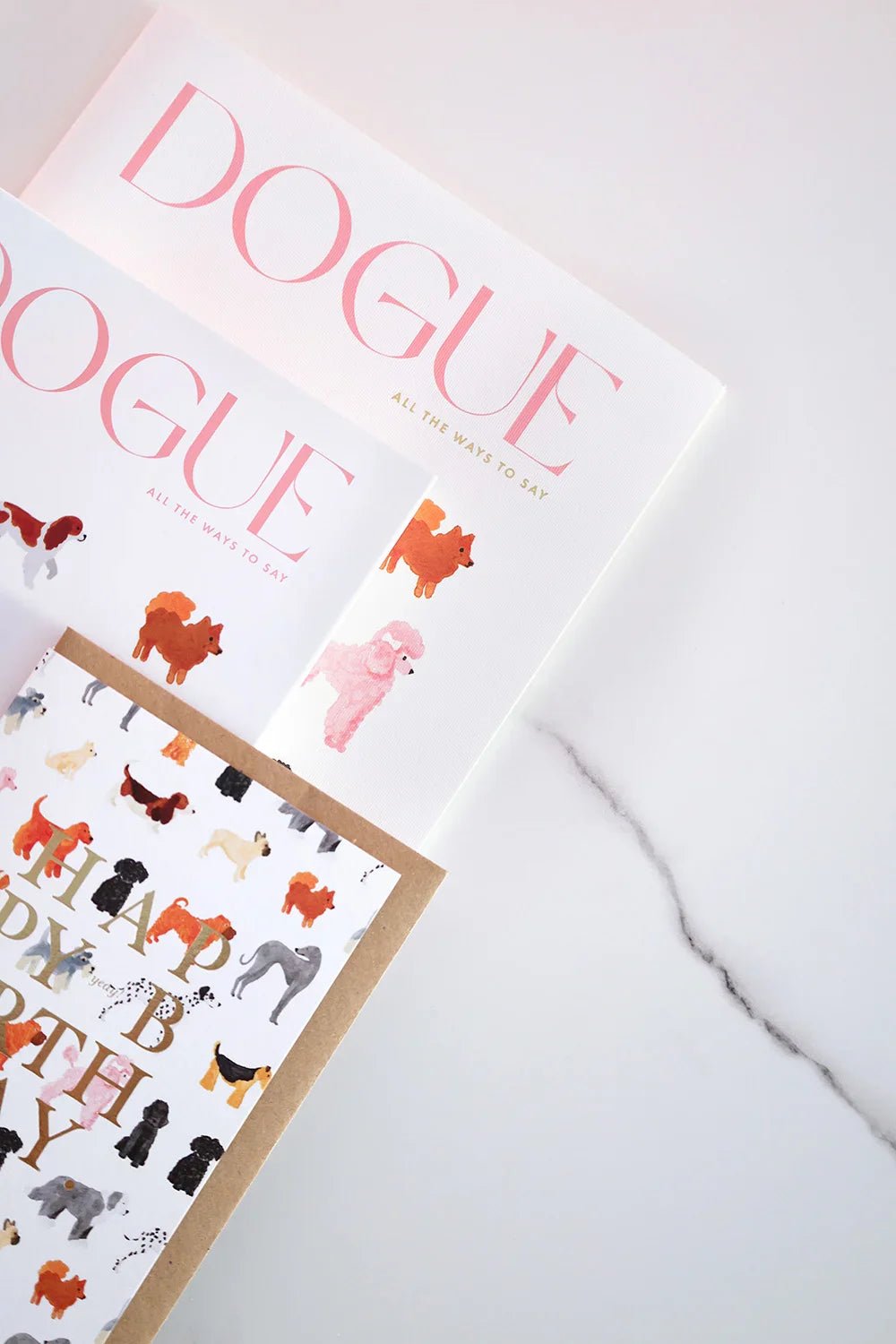 Duo de carnets de poche A6 "Dogue" - all the ways to say