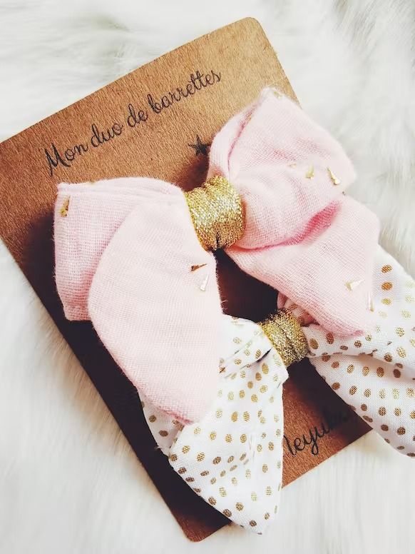 BARRETTES CHEVEUX FILLE Rose Gold - Meyuko