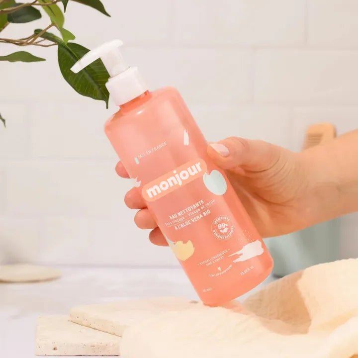 Eau nettoyante bébé bio - monjour