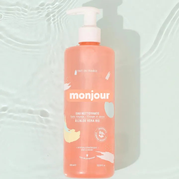 EAU NETTOYANTE BÉBÉ ET ENFANT VISAGE &amp; CORPS - Monjour