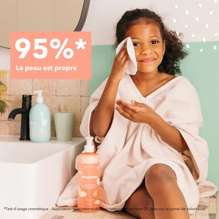 EAU NETTOYANTE BÉBÉ ET ENFANT VISAGE &amp; CORPS - Monjour