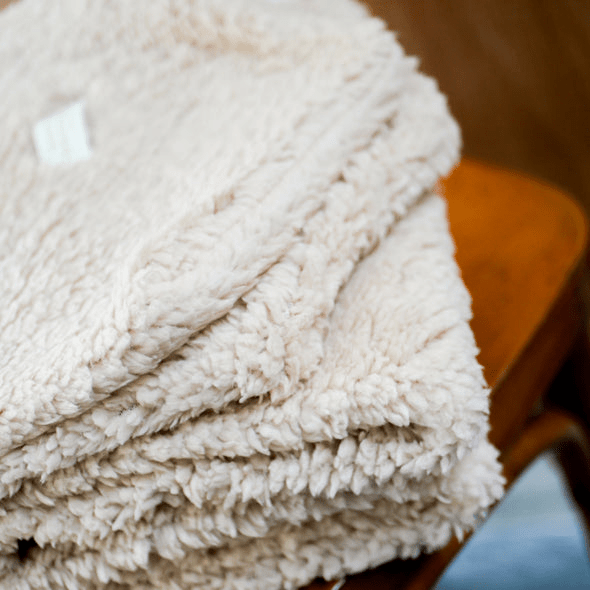 Écharpe sherpa femme – gentil coquelicot