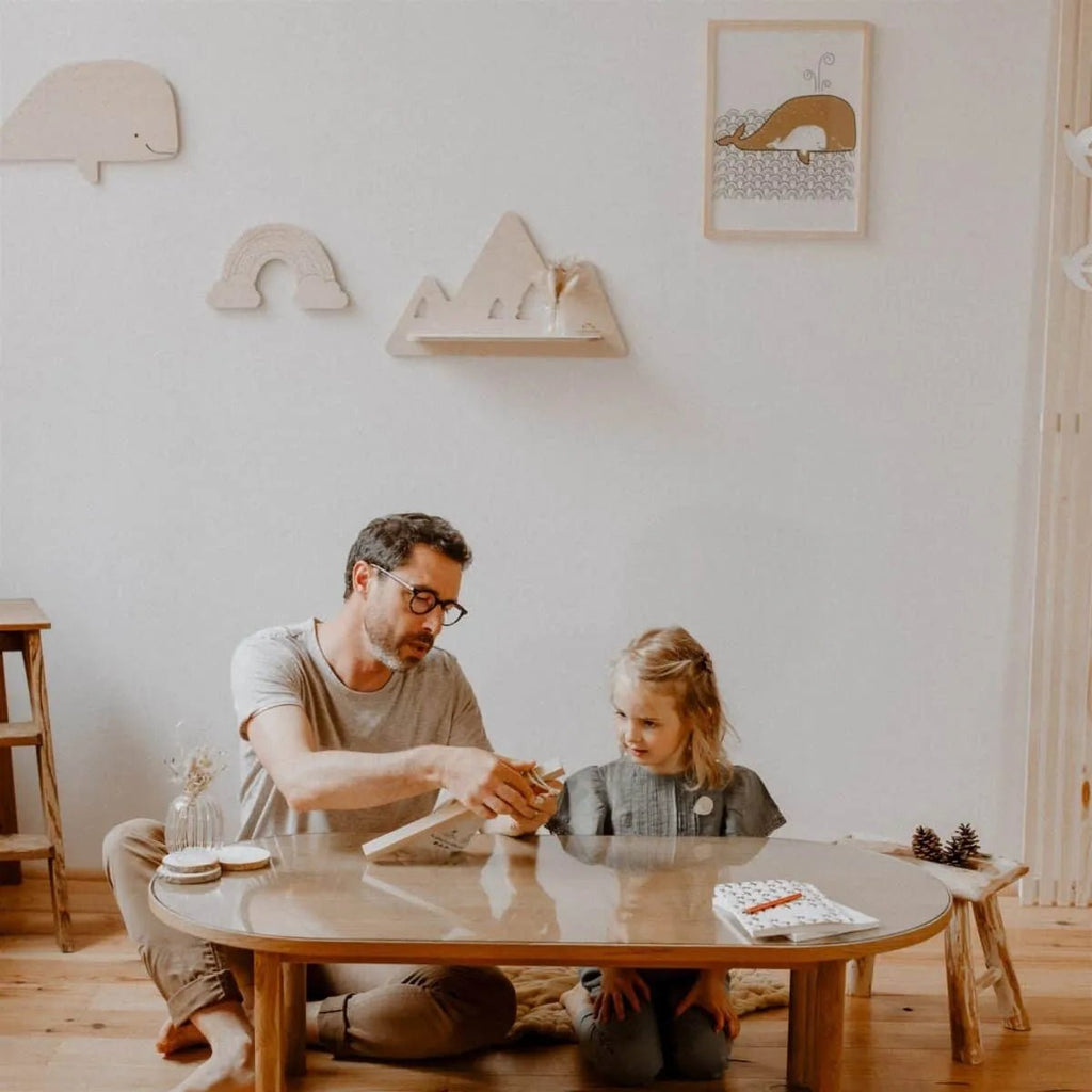 Etagere chambre enfant montagne - les petites hirondelles