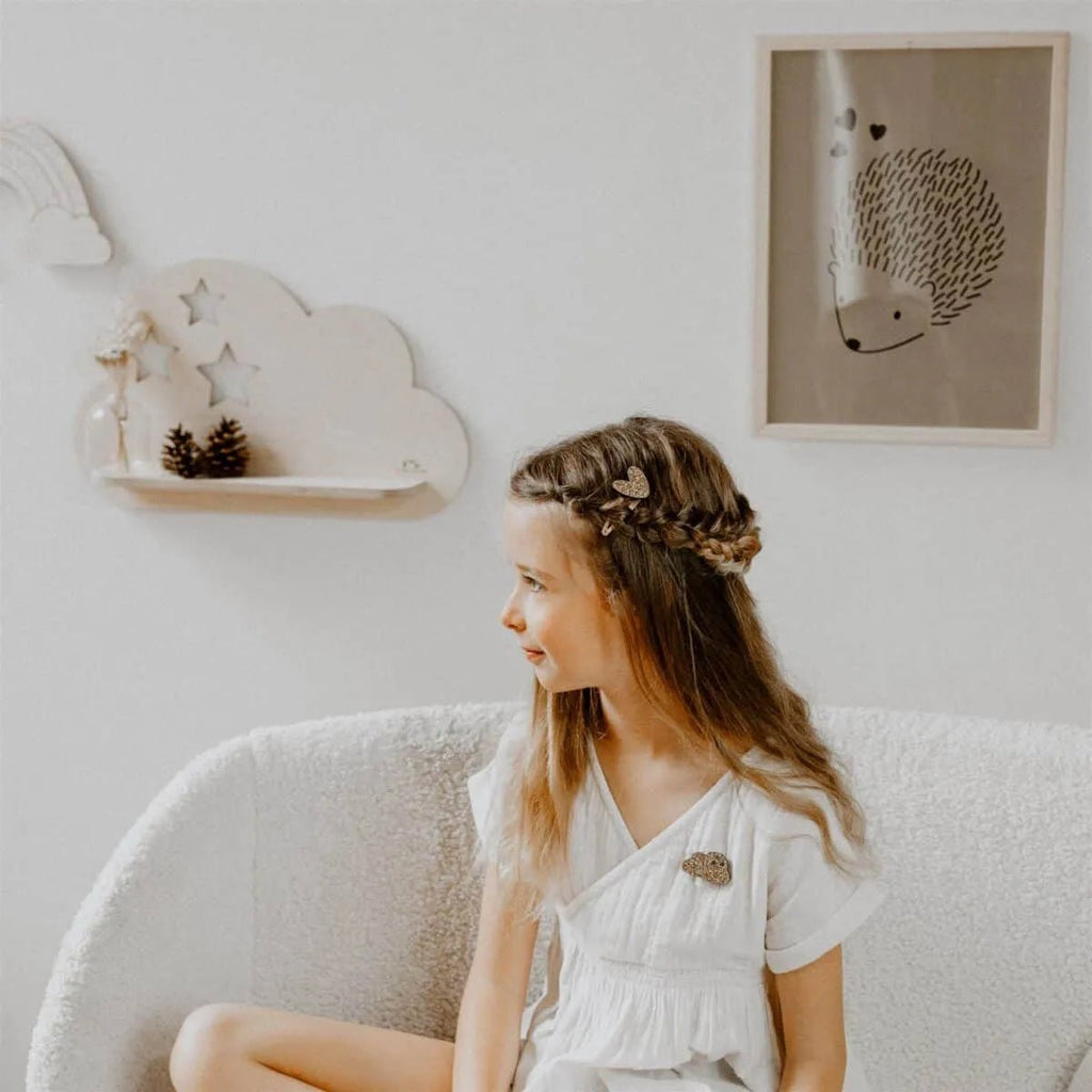Etagere chambre enfant nuage étoilé - les petites hirondelles