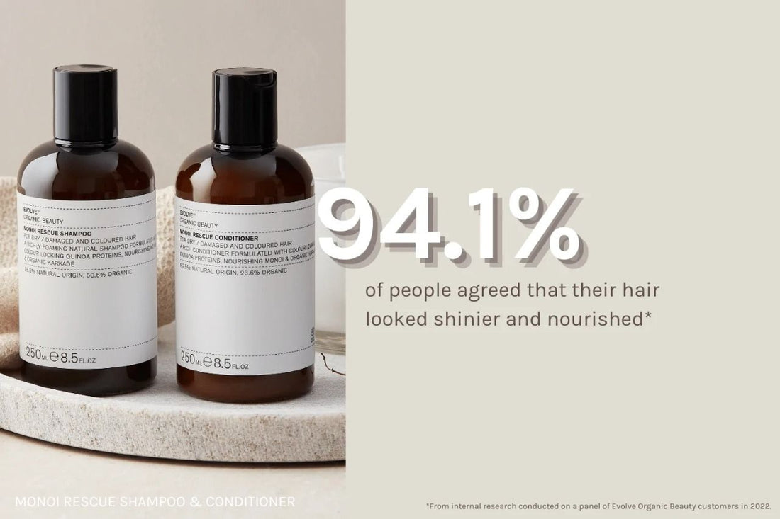 SHAMPOING MONOÏ RESCUE - Evolve Organic Beauty