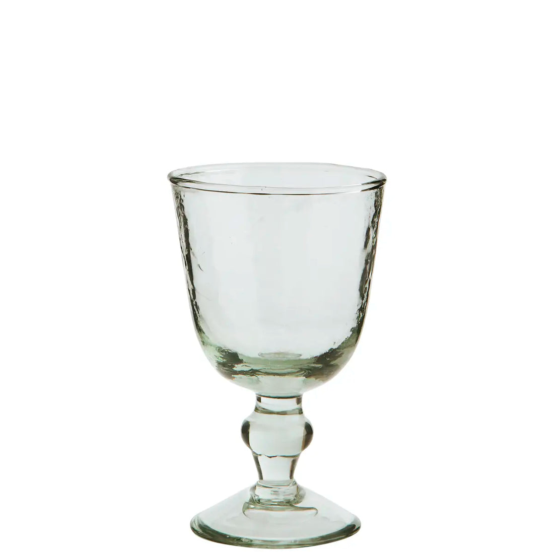 Hammered wine glass