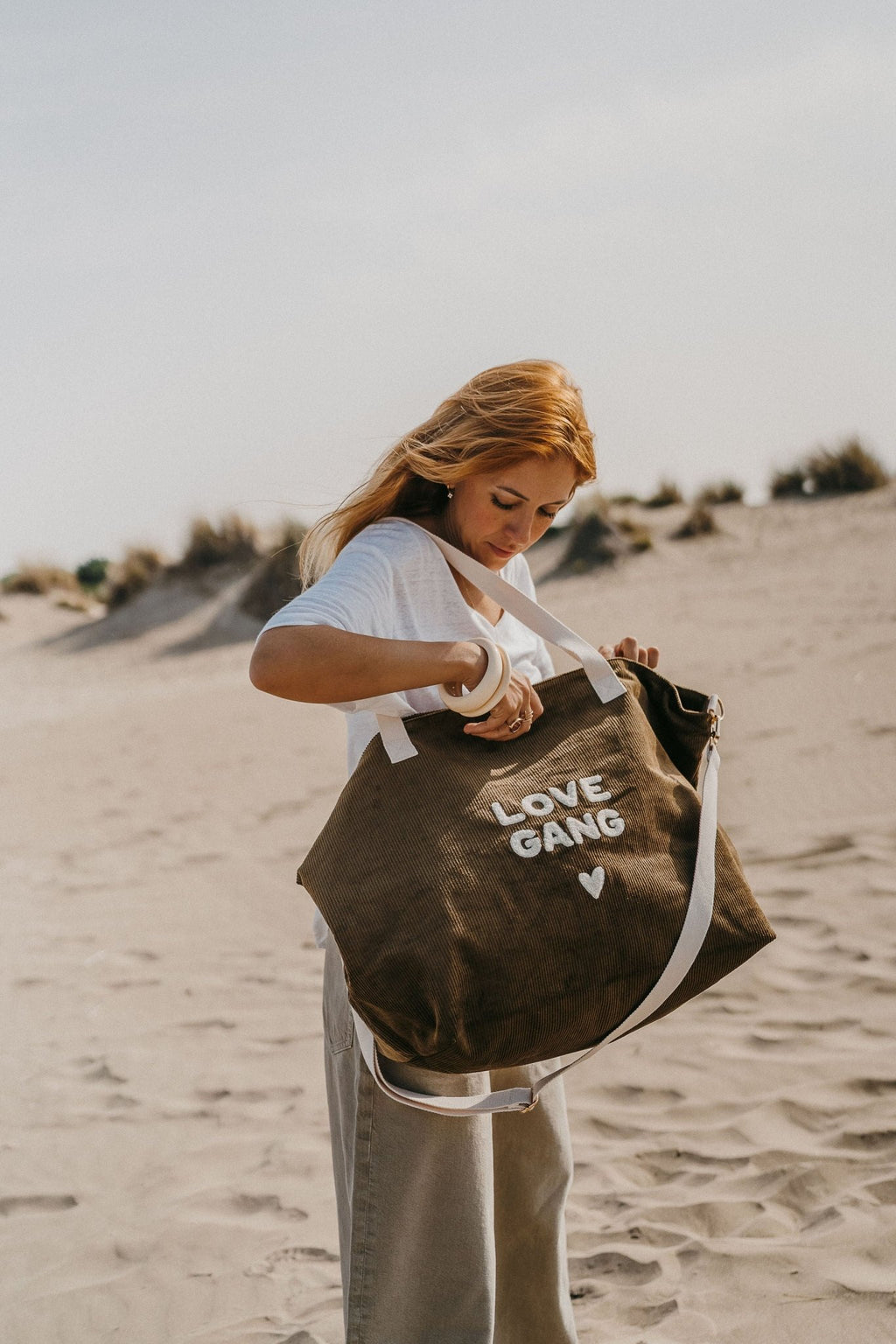 Family bag love gang en velours - zakuw