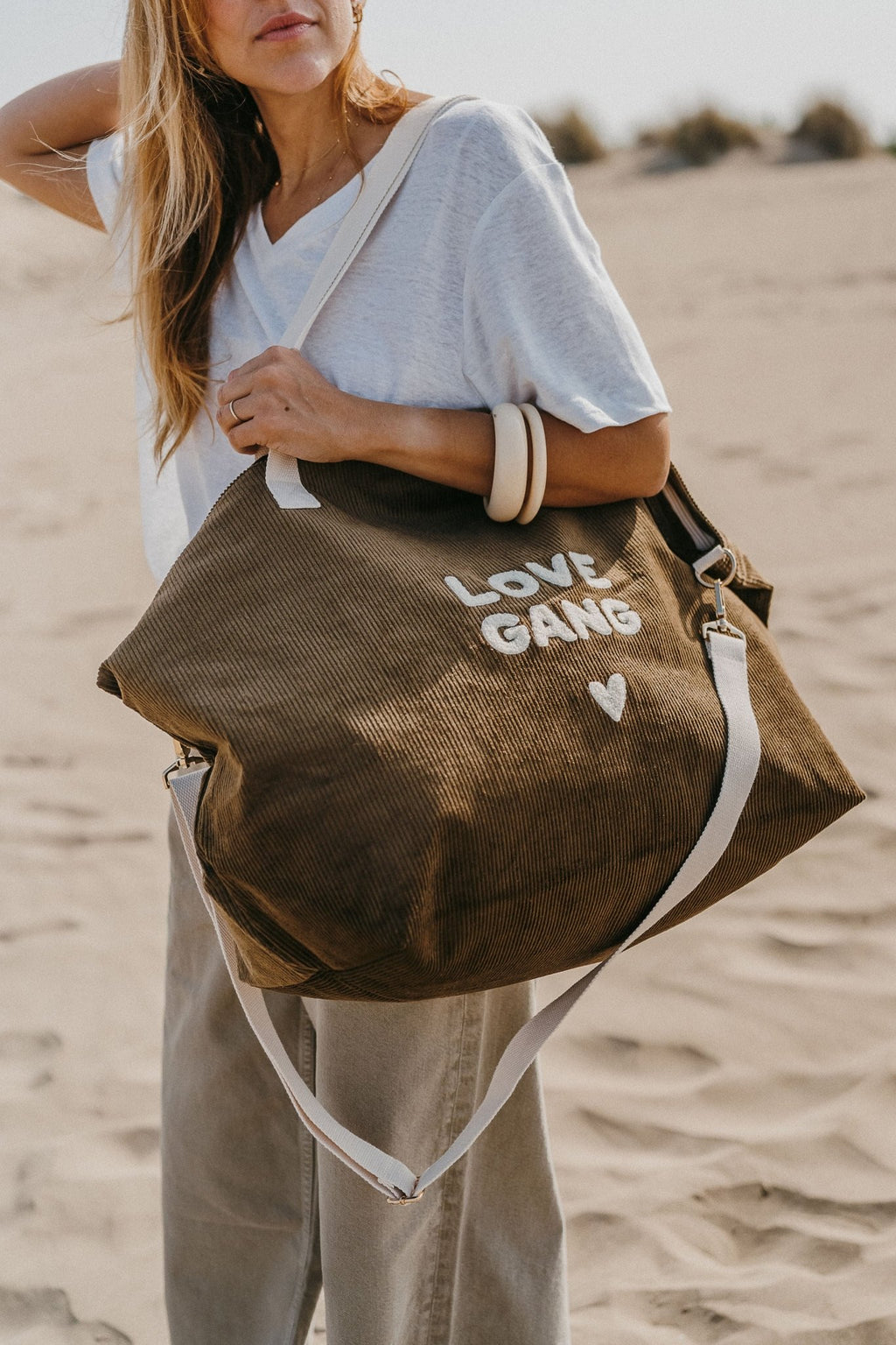 Family bag love gang en velours - zakuw