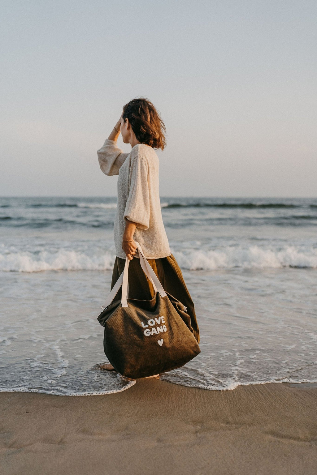 Family bag love gang en velours - zakuw