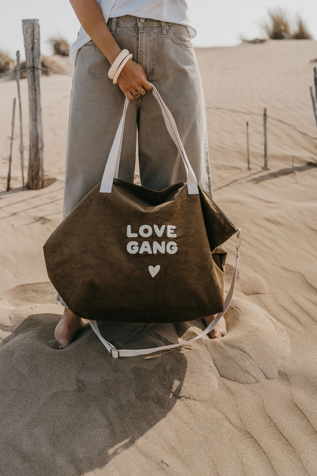 Family bag love gang en velours - zakuw