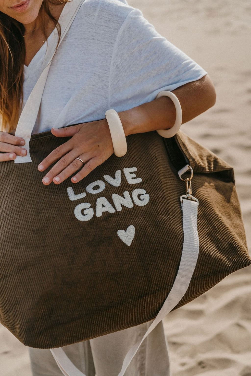 Family bag love gang en velours - zakuw