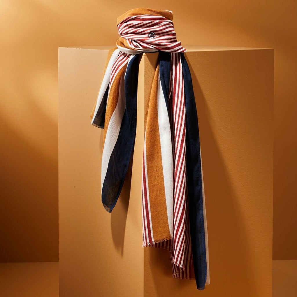 Foulard chèche homme caldeira - coton bio av08 paris
