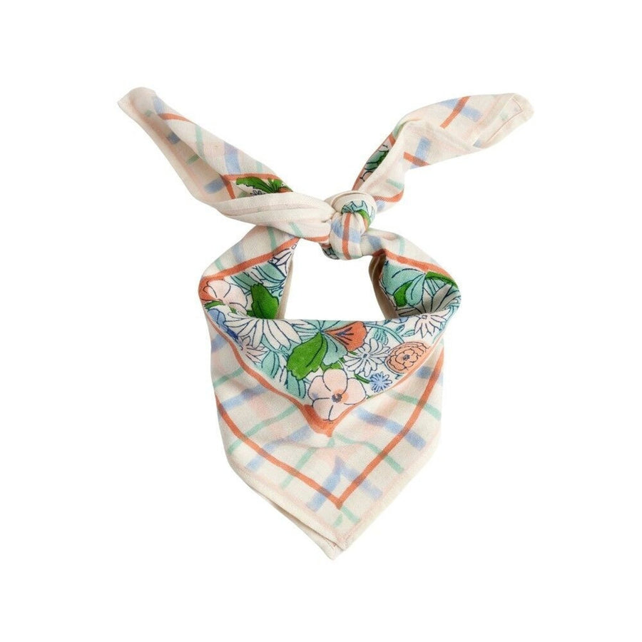 Foulard enfant magic garden green en coton