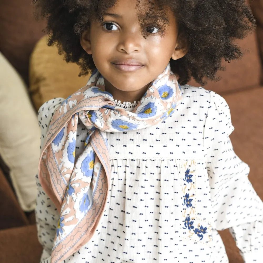 Foulard enfant margotte sienne - bonheur du jour