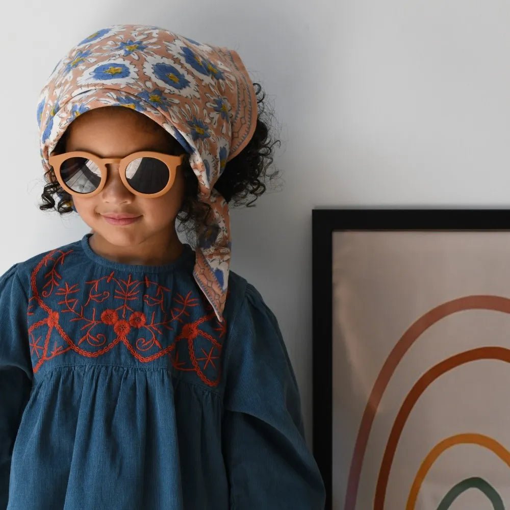 Foulard enfant margotte sienne - bonheur du jour