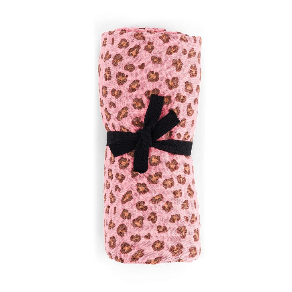 Foulard enfant rose léopard - Rose in april