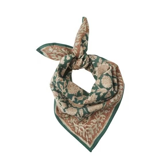 FOULARD ENFANT Tupia Green - Bonheur du Jour - Lili Margaret