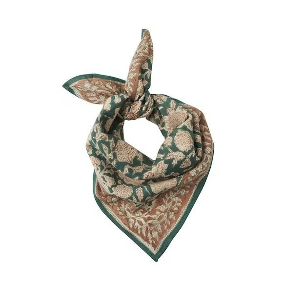 Foulard enfant tupia green - bonheur du jour