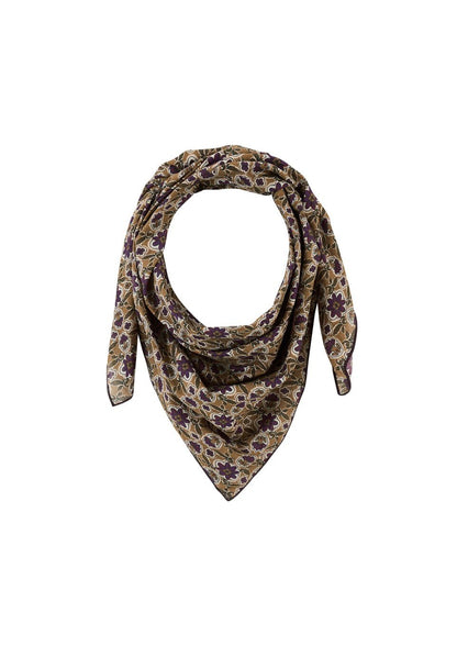 Foulard femme bijou topaze en voile de coton - Gabrielle Paris - Lili Margaret