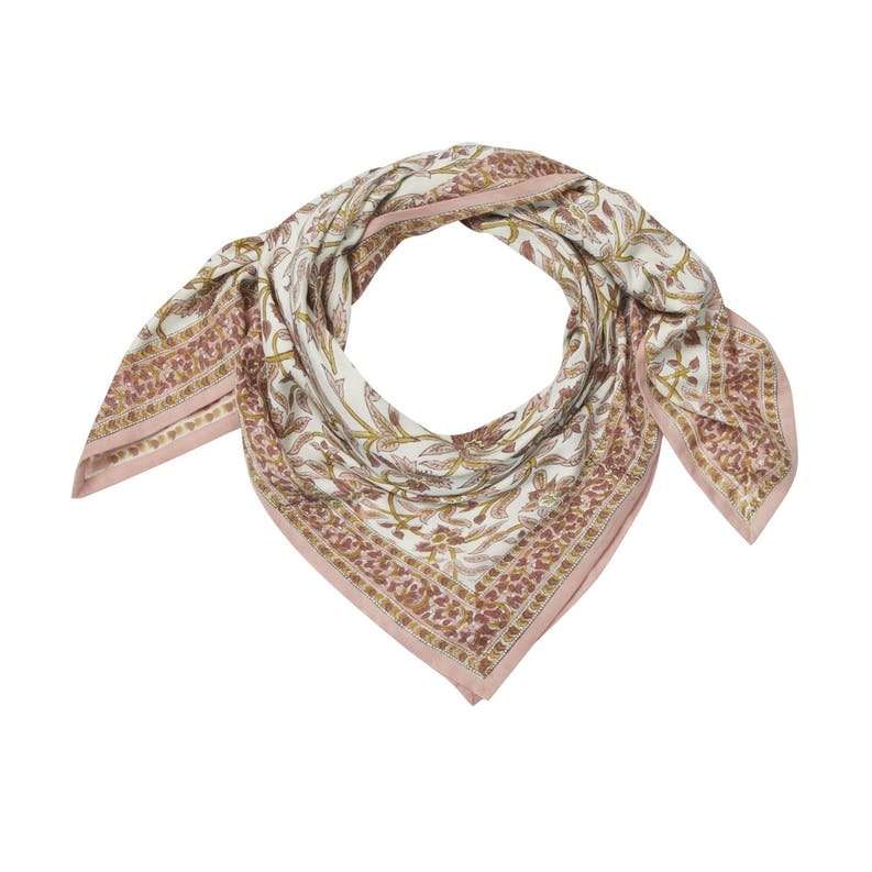 FOULARD FEMME CURCUMA ECRU - Bonheur du Jour - Lili Margaret