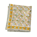 Foulard femme imprimé fleurs indiennes absynthe vert de gris - bonheur du jour