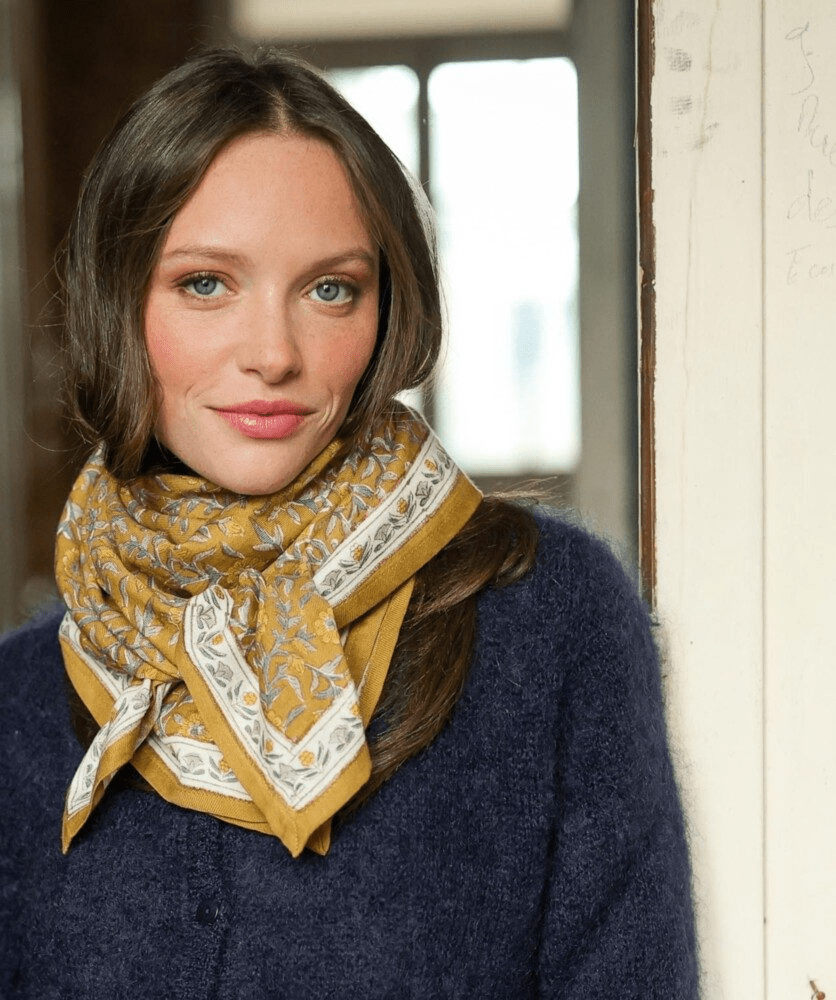 Foulard femme Scarlett Gold - Bëllemme - Lili Margaret
