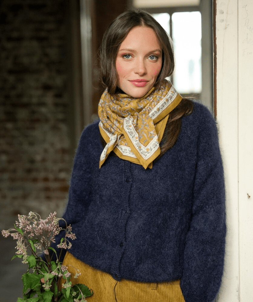 Foulard femme Scarlett Gold - Bëllemme - Lili Margaret