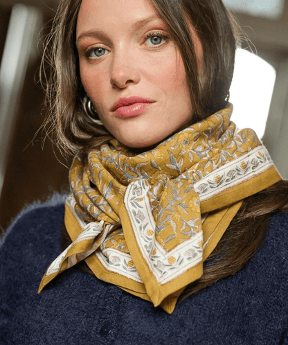 Foulard femme Scarlett Gold - Bëllemme - Lili Margaret