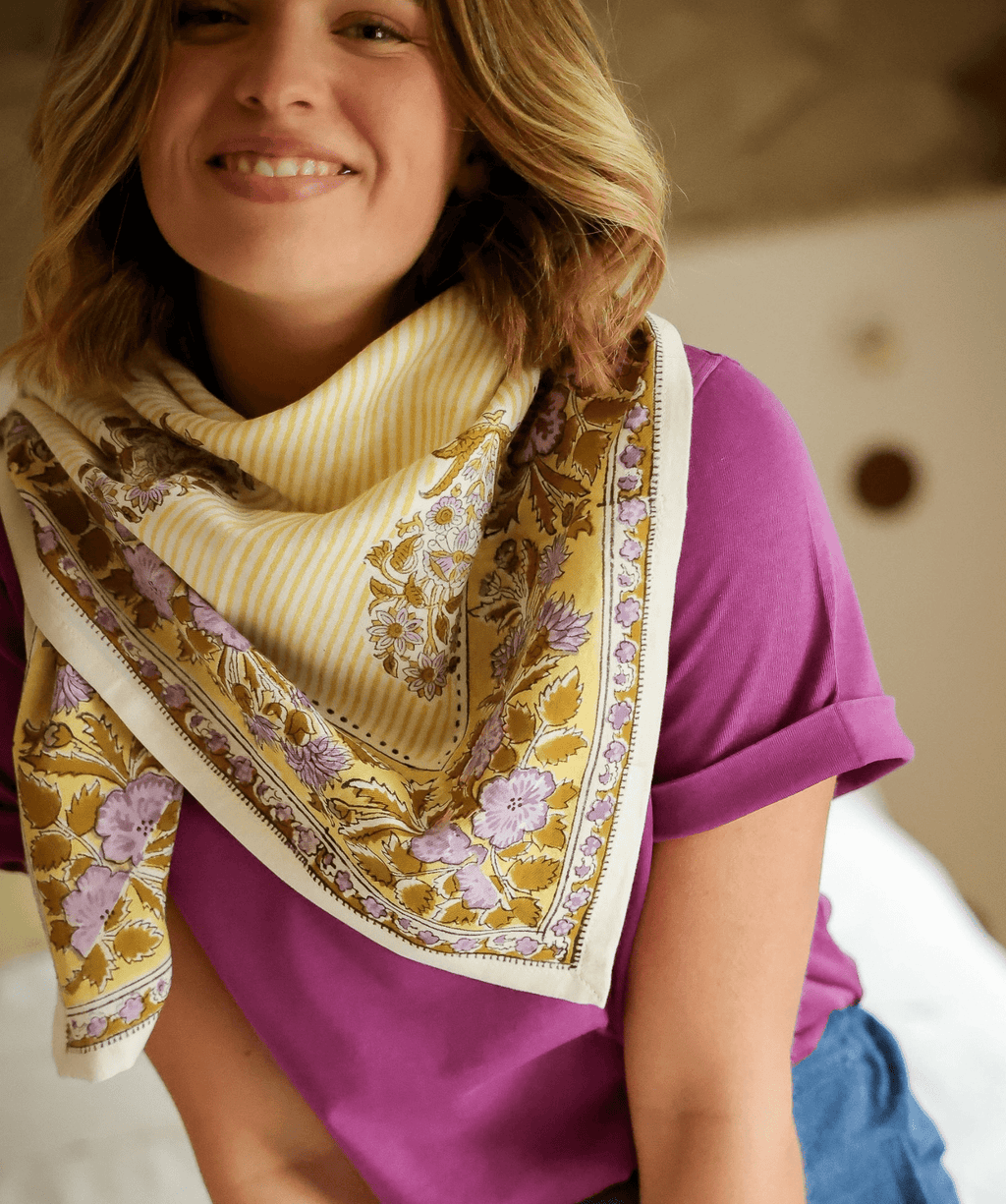 Foulard grand format Balkan Soleil