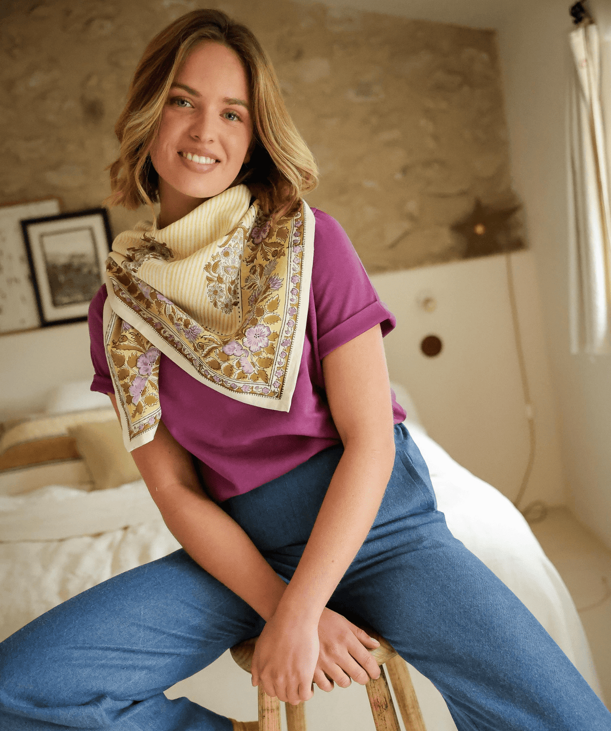 Foulard grand format Balkan Soleil